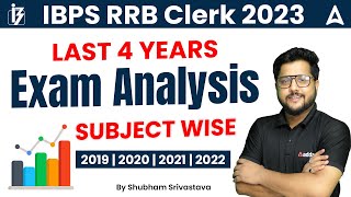 IBPS RRB Clerk Last 4 Years Exam Analysis (SUBJECT WISE) | RRB Clerk 2023