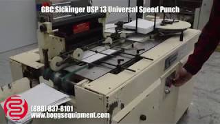 GBC Sickinger USP 13 Universal Speed Punch