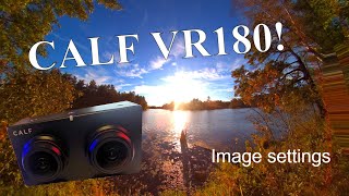 #CalfVR Fun VR180 Image Settings Test! Virtual Reality Camera!😎
