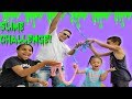 3 Colors of Glue Slime Challenge!! Imani's Family Fun World