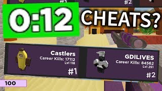 12 SECOND SPEED RUN IN ARSENAL W/ CASTLERS | ROBLOX