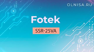 SSR-25VA Реле твердотельное Fotek - Олниса+