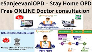 e-Sanjeevani OPD Portal | Free video Online Doctor Consultation with e-Prescription