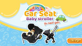 นูเบบ NUEBABE - แนะนำการใช้งาน รถเข็น Nuebabe All in one รุ่น Next Gen