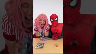 ISSEI funny video 😂😂😂 with Spider-Man #shorts