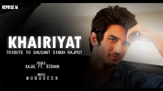 Khairiyat Cover | Tribute to Sushant singh rajput | Reprise M Official | Arijit Singh | HD