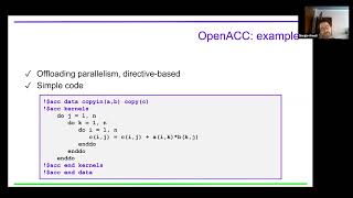 Porting to GPU a Fortran code using intrinsic parallelism · WEBINAR