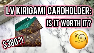 HOW IS NOBODY TALKING ABOUT THIS?👀  Reviewing the Louis Vuitton Kirigami Card Holder