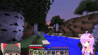 【minecraft】板と饅頭によるマイクラⅡpart4｛結月ゆかり ゆっくり霊夢}