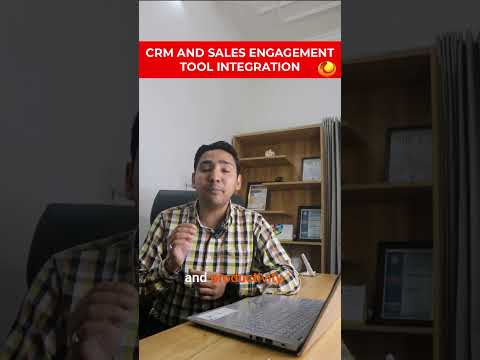 Integration of sales engagement tools with CRM.