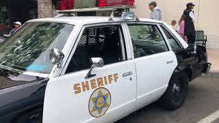 Vintage Police Cars at Old Downtown Torrance