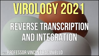 Virology Lectures 2021 #9 - Reverse Transcription and Integration