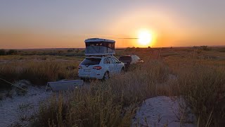 Divina plaja sălbatică Vadu/Atenție la drum. Koleos on the beach.🌅🌊⛵🚙