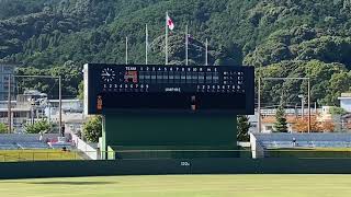 高校野球　2021年 秋季近畿大会準決勝　大阪桐蔭-天理　スターティングメンバー発表