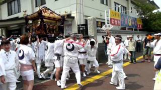 2011年8月16日千葉神社大祭　香取神社へ向かう神輿