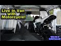 Live in Van with Motorcycle | Bug Out Van Live in Van with Motorcycle | Bug Out Van