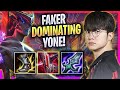 FAKER DOMINATING WITH YONE! - T1 Faker Plays Yone MID vs Hwei! | Season 2024