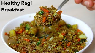 Ragi Semiya Recipe | Ragi Vermicelli Upma | Ragi Sevai Upma | Ragi Shavige Uppittu | Ragi Breakfast