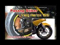 Pasang Stiker Velg Aerox 155 || Sharing || Variasi