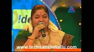 Chitra amma Sings Vandhe Madharam @ Reality Shows