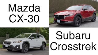 Subaru Crosstrek VS Mazda CX 30 comparison