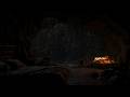 Ad-Free ,Cozy Cave Retreat 🌧️🔥 Rain, Fireplace & Soft Thunder for Deep Relaxing Sleep 😴