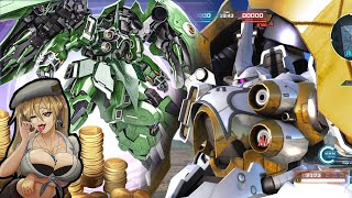 UNICORN's Big Beauty!! KSHATRIYA Step-Up \u0026 Field Test [Gundam: Battle Operation 2] (full commentary)