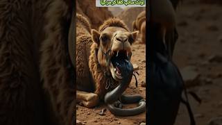 اونٹ سانپ کو کھاتا ہے پھر سانپ کیسے اسے مار سکتا ہے #animals #viralvideo