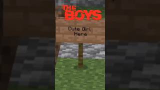The boys meme in Minecraft #viralvideo #gamerfleet #funnyvideo #shorts  #theboys