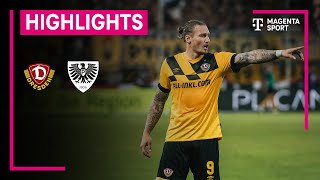 Dynamo Dresden - SC Preußen Münster | Highlights 3. Liga | MAGENTA SPORT