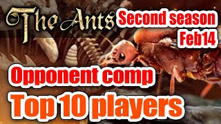 【ザアンツ】女王アリ対決 栄光二期 TOP10プレイヤーの隊列  2.14【the ants Duel of Queen - Glory】#Shorts