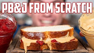 Making A Peanut Butter & Jelly Sandwich From Scratch | Eitan Bernath