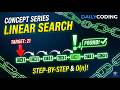 Linear Search Visualization + Java Code