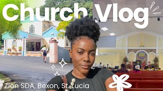 Visiting the Zion SDA Church, L’Abbayee St. Lucia || Church Vlog