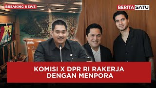 🔴 Breaking News | Pembahasan Naturalisasi Kevin Diks Kemenpora Raker Dengan Komisi X DPR RI