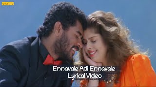 Ennavale Adi Ennavale Lyrical Video | Kadhalan | Prabhu Deva, Nagma | #LoveSong
