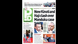 Now Kinoti and Haji clash over Dr. Manduku’s case | K24 This Morning