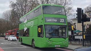 The *LAST DAY* Of Route 23 Running to Hammersmith