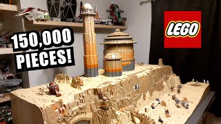 Huge LEGO Star Wars Jabba's Palace with Interior! 150,000 Pieces