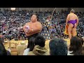 【4k 60fps】大相撲令和四年十一月場所　七日目　貴景勝対翠富士