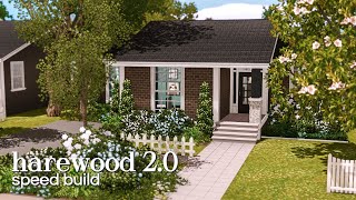 harewood 2.0  (aka adding a second home on a single lot) | the sims 3: speed build + cc links