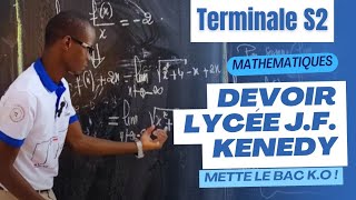 #DEVOIR #MATHS Nº1 || #LYCÉE J.F.#KENNEDY || #TERMINALE S2 ||