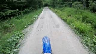 New Waterford and New Victoria, Cape Breton trail ride DRZ400S