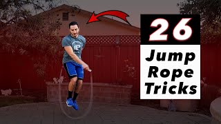26 Jump Rope Tricks | Beginner to Advanced