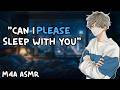 ASMR [M4A] Tsundere Roommate Sleeps With You [Roommates to Lovers] [Tsundere] [Cuddles] [Kiss]