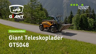 GT5048 im Einsatz in der Schweiz | Giant Teleskoplader