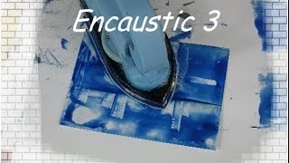 Encaustic Grundkurs Serie # 3 - Stadt im Mondschein - Anleitung Tutorial [deutsch]