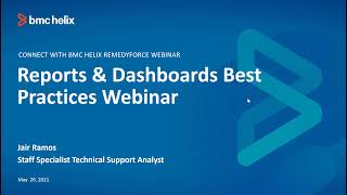 Reports & Dashboards Best Practices Webinar