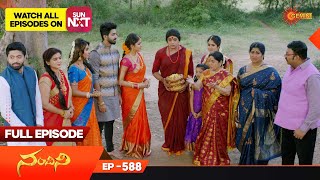 Nandhini - Episode 588 | Digital Re-release | Gemini TV Serial | Telugu Serial