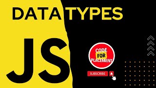 Data Types in JavaScript I Complete JavaScript Tutorial Series | Lecture 4